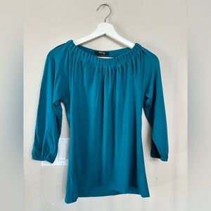 Style & Co. Teal Blue Blouse